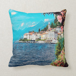 ldp BELLAGIO - Lake Como - Throw Pillow