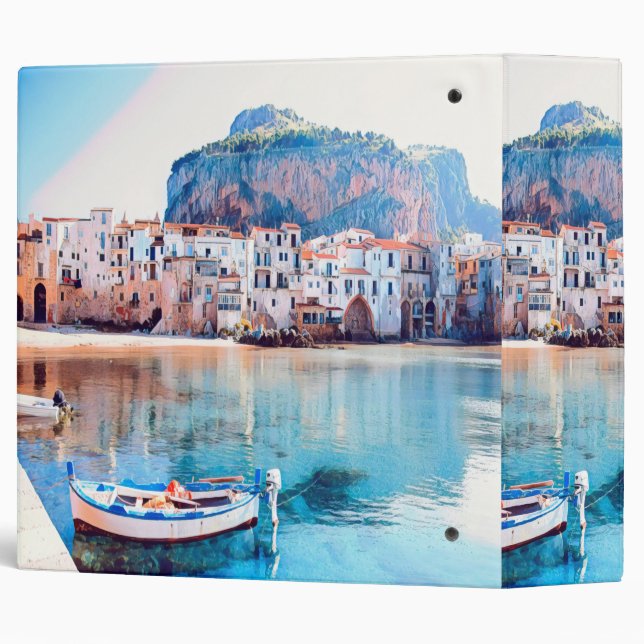 ldp CEFALÙ - Sicily - beach - panorama Binder (Back/Spine)