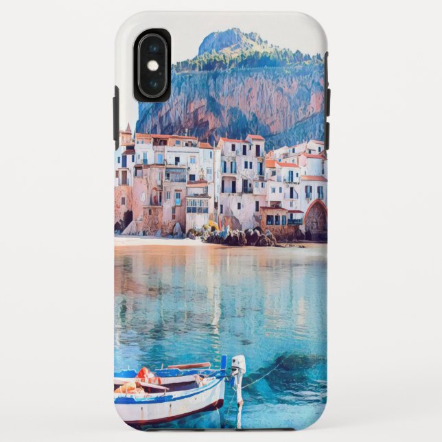 ldp CEFALÙ - Sicily - beach - panorama Case-Mate iPhone Case (Back)