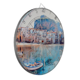 ldp CEFALÙ - Sicily - beach - panorama Dartboard