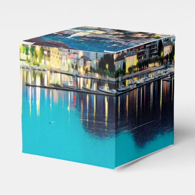 ldp COMO - Lake - Panorama Favor Box (Front Side)