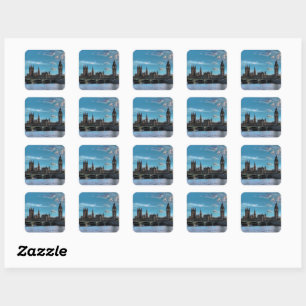 ldp London - WESTMINSTER view - Square Sticker