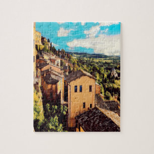 ldp MONTEPULCIANO - city - panorama - Jigsaw Puzzle