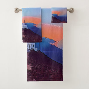 ldp MYKONOS - Armenist - lighthouse - Bath Towel Set