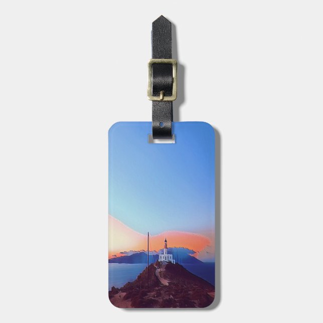 ldp MYKONOS - Armenist -  lighthouse - Luggage Tag (Front Vertical)