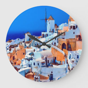 ldp OIA - maze of steps - Large Clock