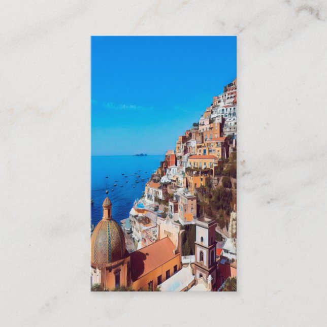 ldp POSITANO - Amalfi Coast - Panorama Business Card (Front)