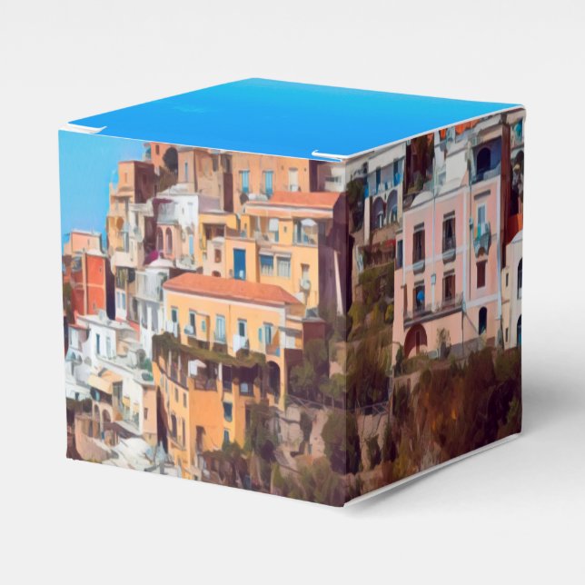 ldp POSITANO - Amalfi Coast - Panorama Favor Box (Front Side)