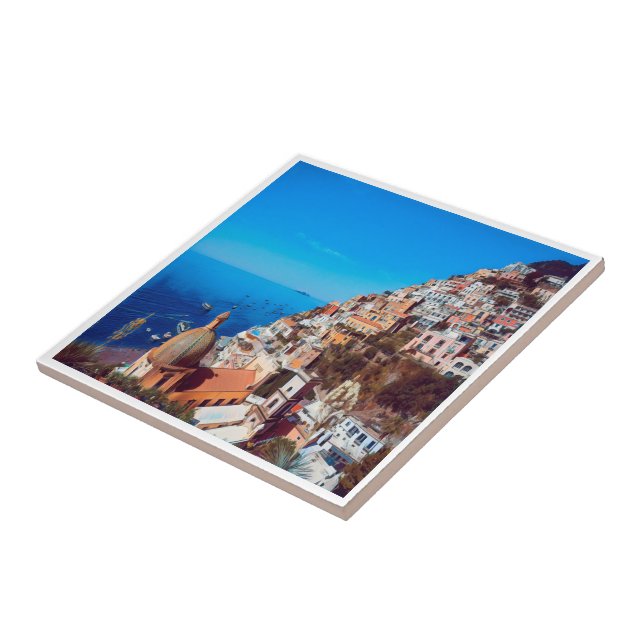 ldp POSITANO - Amalfi Coast - Panorama Tile (Side)