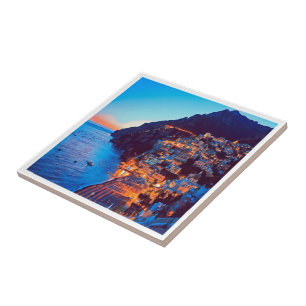ldp POSITANO Amalfi Coast - sunset taken by Hotel Tile