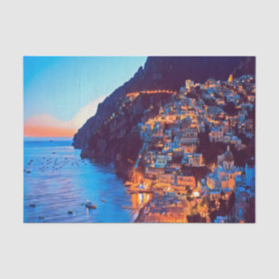 ldp POSITANO Amalfi Coast - sunset taken by Hotel Tissue Paper