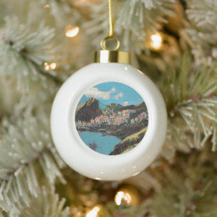 ldp QUINTA DO LORDE - Madeira - Ceramic Ball Christmas Ornament