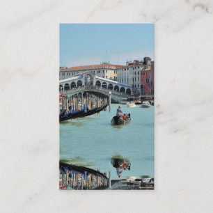 ldp RIALTO BRIDGE - Venice - Canal Grande Business Card