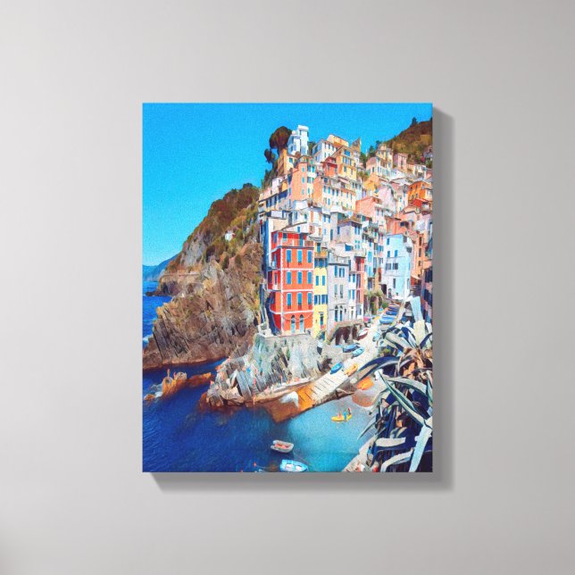 ldp RIOMAGGIORE - Cinque Terre - Canvas Print (Front)
