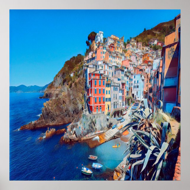 ldp RIOMAGGIORE - Cinque Terre - Poster (Front)