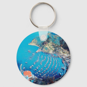 ldp SANTA CATALINA Island - California - harbour Keychain