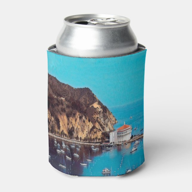 ldp SANTA CATALINA ISLAND - harbour - Can Cooler (Can Front)
