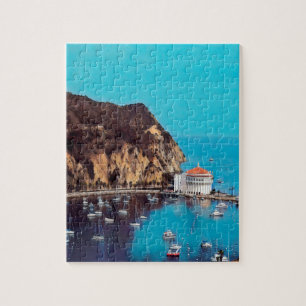 ldp SANTA CATALINA ISLAND - harbour - Jigsaw Puzzle