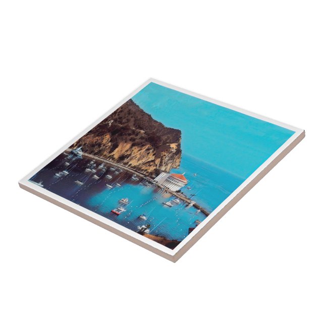 ldp SANTA CATALINA ISLAND - harbour - Tile (Side)