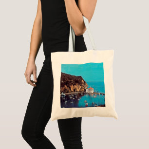 ldp SANTA CATALINA ISLAND - harbour - Tote Bag