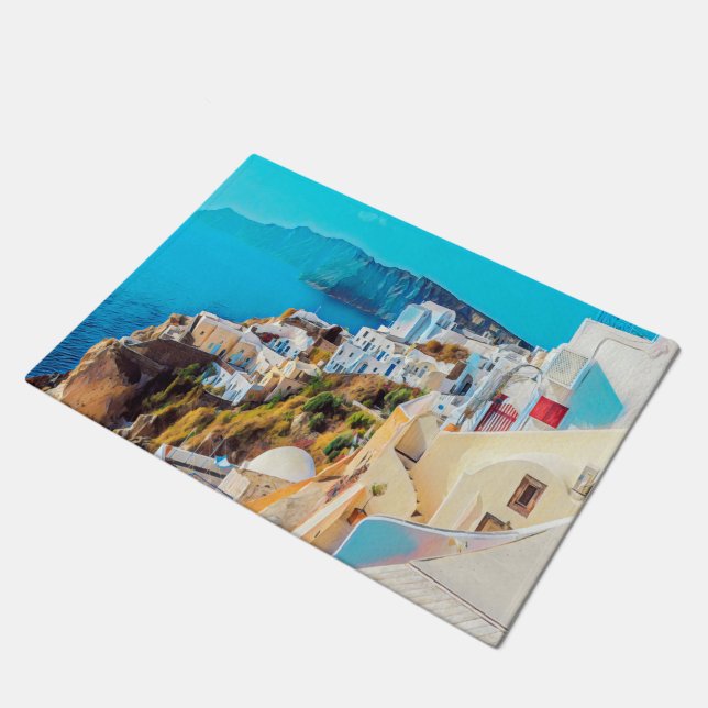 ldp SANTORINI - panorama - Doormat (Angled)