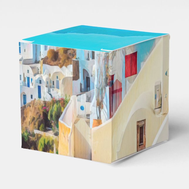 ldp SANTORINI - panorama - Favor Box (Front Side)