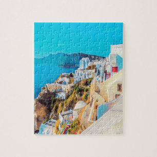 ldp SANTORINI - panorama - Jigsaw Puzzle