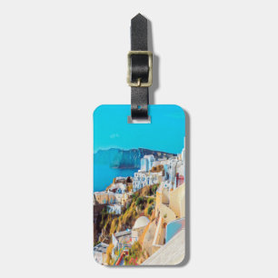 ldp SANTORINI - panorama - Luggage Tag
