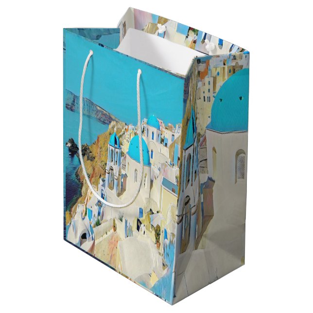 ldp SANTORINI - view - Medium Gift Bag (Back Angled)
