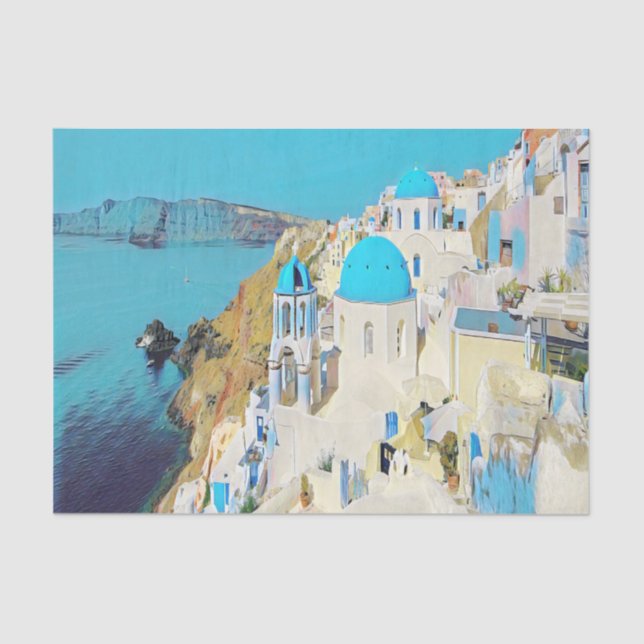 ldp SANTORINI - view - Tissue Paper (Front)