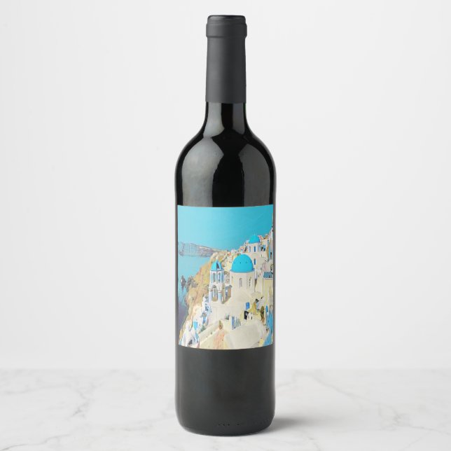 ldp SANTORINI - view - Wine Label (Front)