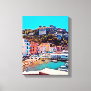 ldp SORRENTO - panorama - beach - Canvas Print