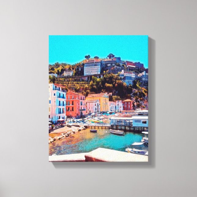 ldp SORRENTO - panorama - beach - Canvas Print (Front)