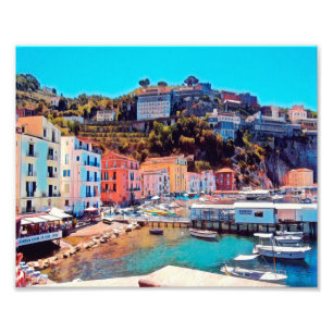 ldp SORRENTO - panorama - beach - Photo Print