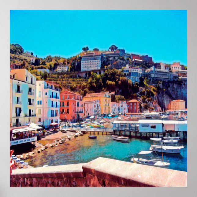 ldp SORRENTO - panorama - beach - Poster (Front)