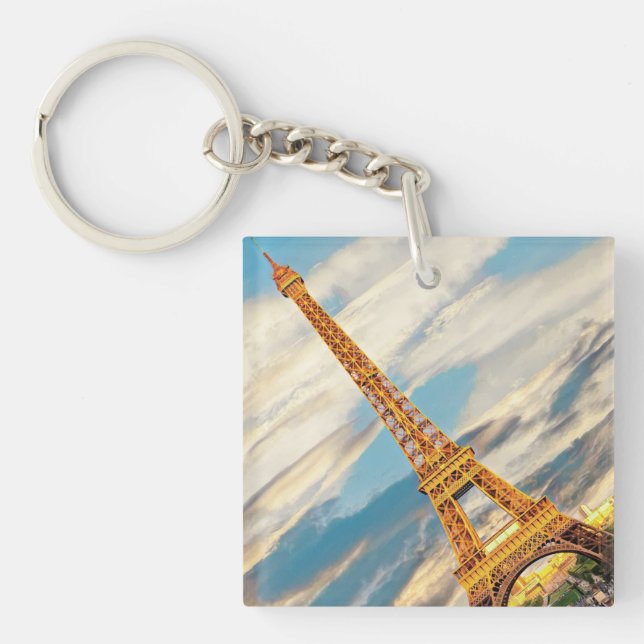ldp TOUR EIFFEL - Paris - view - Keychain (Front)