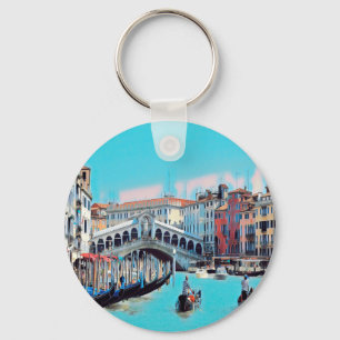 ldp VENICE - gondolas - rialto - Keychain