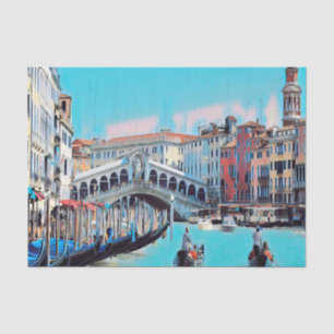ldp VENICE - gondolas - rialto - Tissue Paper