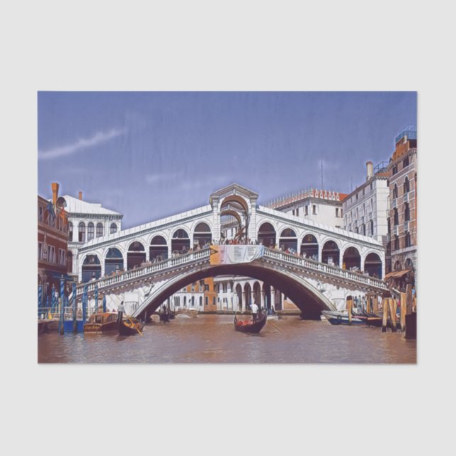 ldp Venice - RIALTO BRIDGE - Tissue Paper (Front)