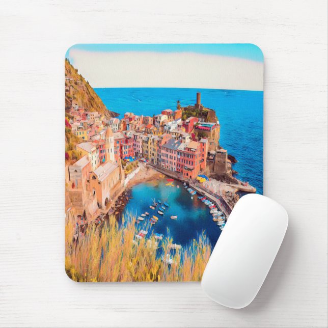 ldp VERNAZZA - Cinque Terre - Mouse Pad (With Mouse)