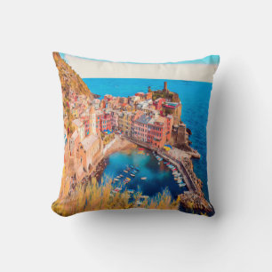 ldp VERNAZZA - Cinque Terre - Throw Pillow