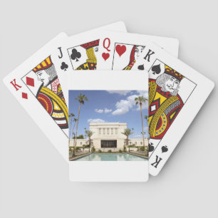 lds mesa arizona temple mormon picture playing cards