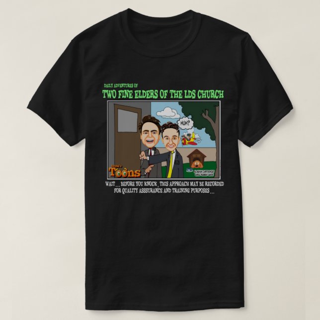 LDS MISIONARY ELDERS T-Shirt (Design Front)