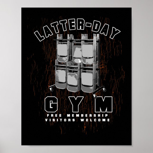 Lds Mormon Funny Mens Womens Boys Girls Missionary Poster (Front)