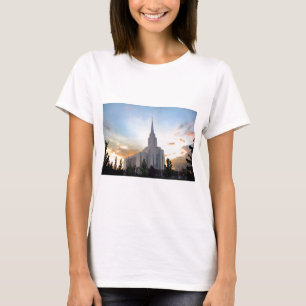 LDS mormon Oquirrh Mountain Utah temple T-Shirt