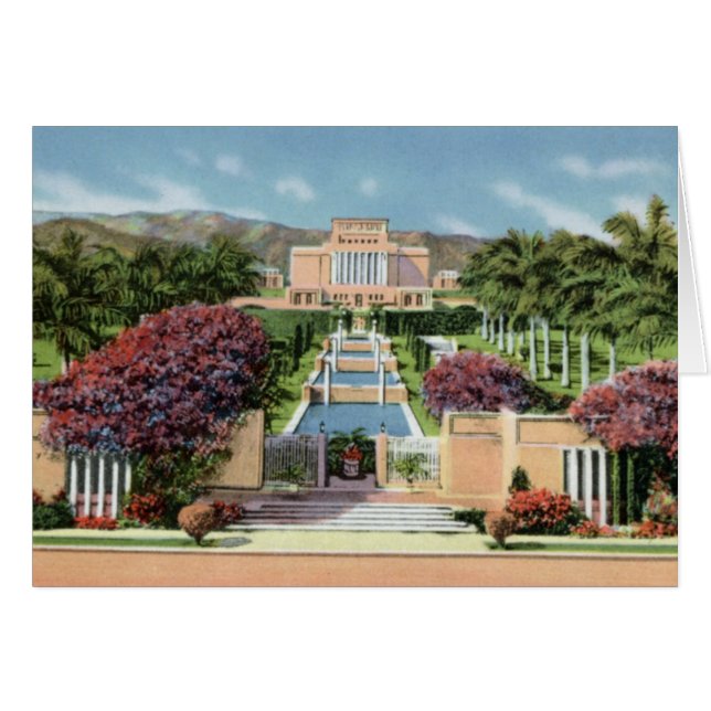 LDS Mormon Temple Laie Oahu Hawaii (Devant horizontal)