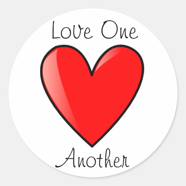 LDS Primary Stickers - Love one Another (Front)