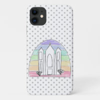 LDS Salt Lake City Temple rainbow sunset mormon