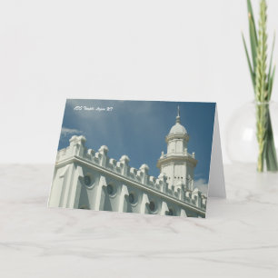 LDS Temple, St. George Utah Card