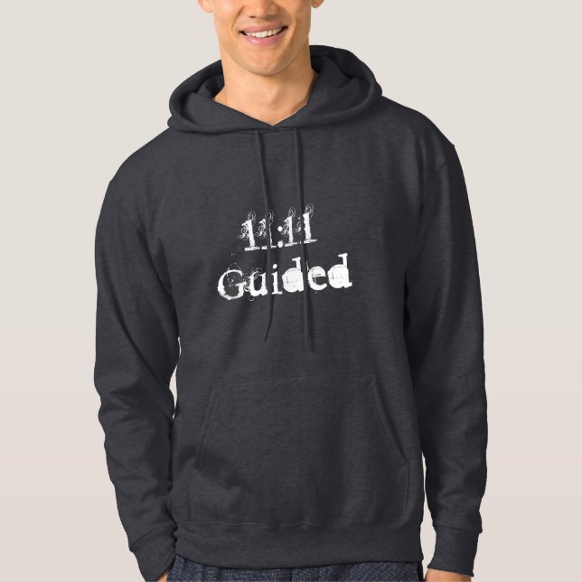 Le 11h11 a guidé le sweat - shirt à capuche (Devant)